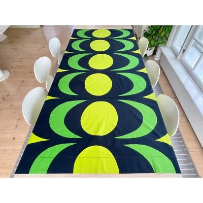 Marimekko Kaivo Vintage Curtain Panel x 2, Maija Isola 60s Mid Century Mod Retro - Image 1 of 4