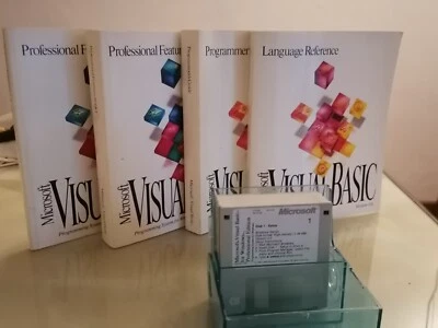 Microsoft Visual Basic 3.0 - software di sviluppo professionale - raro - Immagine 1 di 2