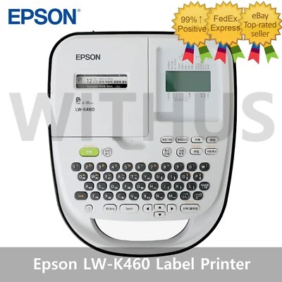 EPSON LW-K460 Label Printer 4~18mm 183x218x58mm 580g *English/Korean*_ - Image 1 of 4
