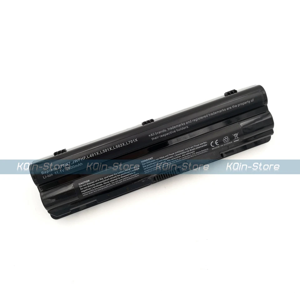 Batería de 9 celdas para Dell XPS 14 L401X 15 L501X L502X 17 L701X J70W7 WHXY3 312-1127 Foto 1 de 4