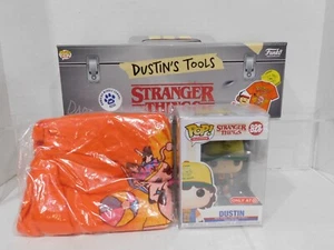 FUNKO POP STRANGER THINGS 3 DUSTIN ROAST BEEF SHIRT SIZE XL TARGET TOOLBOX. W/ P - Picture 1 of 12