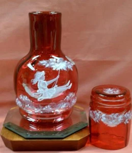 Fenton Tumble Up Arándano 2 piezas Mary Gregory 3200DQ #d 644/2350 Nuevo en caja ENVÍO GRATUITO A EE. UU. - Imagen 1 de 3