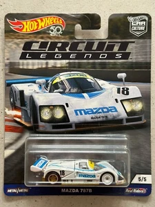 2018 Hot Wheels Premium Circuit Legends MAZDA 787B Car Culture Real Rider - Picture 1 of 3