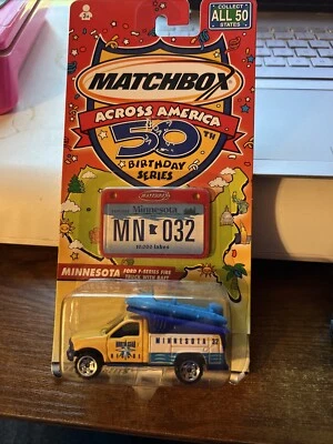 Minnesota Water/Rescue Truck 2001 Matchbox Across America 50th Birthday Series - Image 1 of 3