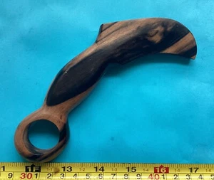 "1 cuchillo Karambit filipino tribal hecho a mano entrenador artes marciales madera de hierro 6 1/4""" - Imagen 1 de 4
