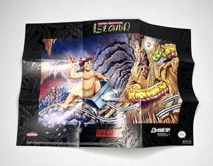 Poster originale Super Nintendo SNES Super Adventure Island inserto HUD-SNS-H2-US - Foto 1 di 9