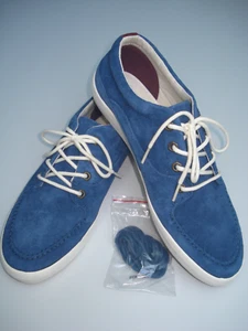 Herren Sommer Schuhe POINTER 42 42,5 Blau Wildleder neu - Bild 1 von 3
