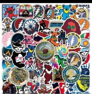 🌼Grateful Dead Aufkleber🌼 50✌️ 👉Keine Wiederholungen👈 - Bild 1 von 2