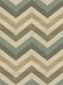 Kravet Lt. Blue Grey Beige Zig Zag Chevron Upholstery Fabric 4.55 yd 32549-1611 - Picture 1 of 1