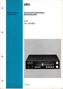 Service Manual Instructions for Braun Ce 1020 - Bild 1 von 1