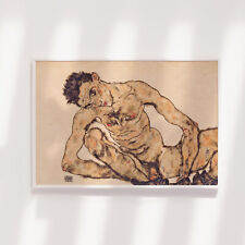 Egon Schiele - Nude Self-Portrait (1916) Photo Poster Painting Art Print