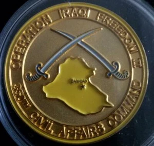 US Army Special Operations 350th Civil Affairs Command OIF 2 Combat Deployment C - Picture 1 of 2