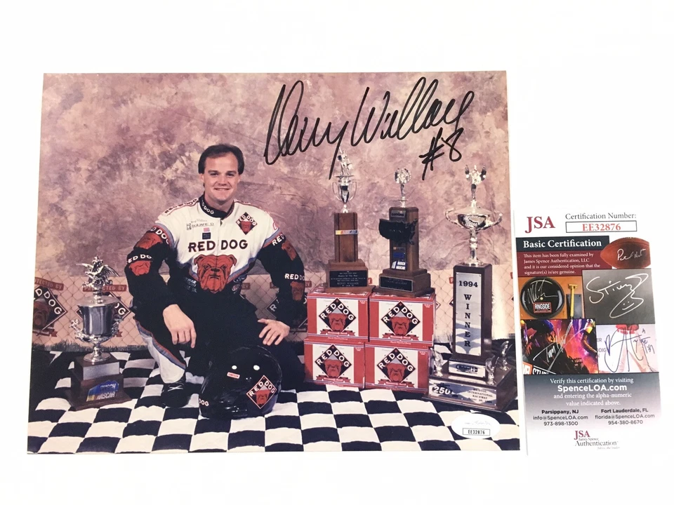 Foto firmada por Kenny Wallace 8x10 certificado de autenticidad JSA NASCAR Foto 1 de 1