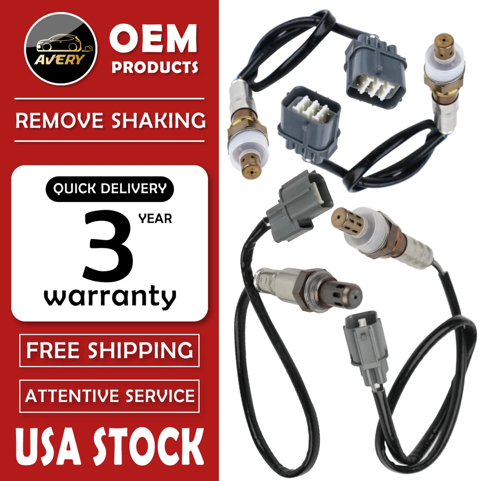4 Oxygen Sensor O2 For Honda Accord Odyssey Pilot Ridgeline Acura MDX RL TL 3.5L Foto 1 de 4