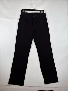 Rustler Jeans Mens 30x30 Black Regular Straight Cut Dark Wash 100% Cotton Denim - Picture 1 of 9