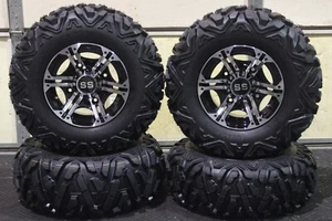 POLARIS RANGER 500 25" QUADKING ATV TIRE & VIPER M/B WHEEL KIT POL3CA BIGGHORN - Picture 1 of 7