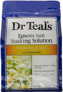 Dr. Teal's Epsom Salt Soaking Comfort and Calm with Chamomile 48 Ounce Pack of 2 - Picture 1 of 2