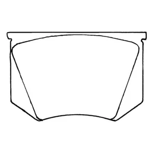 Almohadillas de disco clásicas Mintex MGB500 MGB500C - Imagen 1 de 1