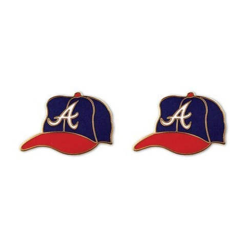MLB Hat Stud Post Earrings Cover