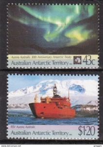 Australian Antarctic Territory 1991 set of stamps celebrating Antarctic Treaty - Picture 1 of 1