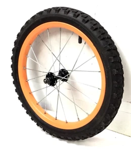 16" Bicycle Front Orange Wheel with 1.95" Tire Mini-BMX Kids Bike #T38 - Picture 1 of 3