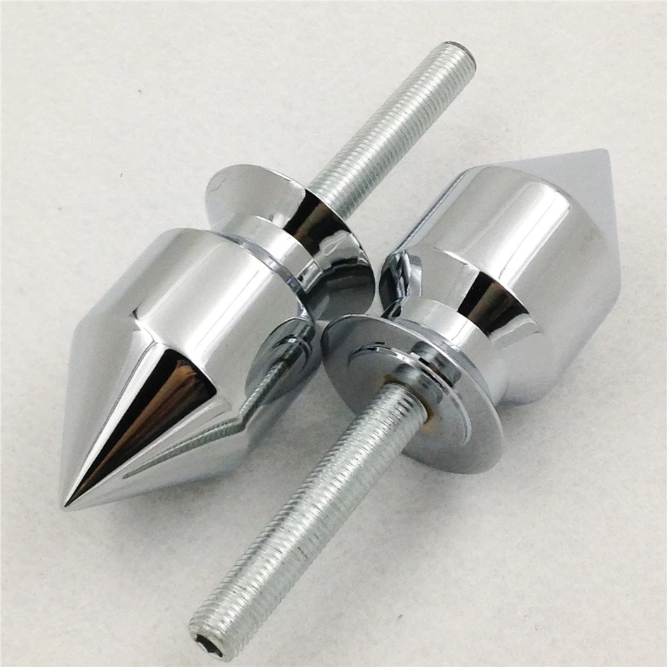 Carretes basculantes de clavo cromado para Yamaha Fzr 1000 400 Fzr600R Yzf1000 Yzf750R Foto 1 de 4