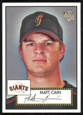 2006 Topps '52 #88A Matt Cain (RC) - Image 1 of 2