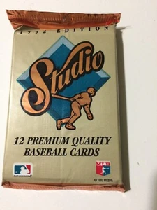 Studio Baseball Karten 1992 eine ungeöffnete Packung - Bild 1 von 3