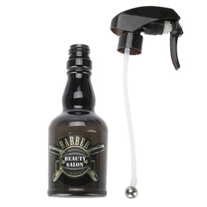 Botella spray de peluquería negra salón peluquero herramientas para el cabello rociador de agua - Imagen 1 de 13