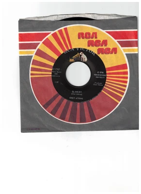 Chet Atkins JAZZ 45 (RCA Victor 47-7747) Slinkey/Rainbow's End NM - Image 1 of 2