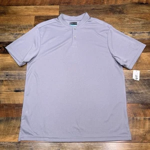 PGA Tour Henley Shirt Mens Large Sleet Gray Golf New - Picture 1 of 10