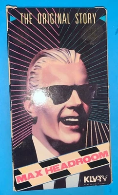 Max Headroom The Original Story VHS Matt Frewer MTV 80’s Cheese - Image 1 of 4