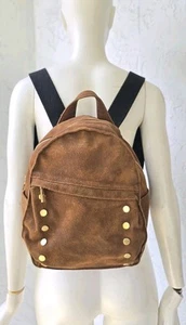Mochila de cuero de gamuza marrón tostado medio Hammitt Shane - Imagen 1 de 13