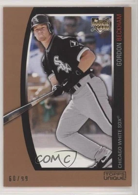 2009 Topps Unique Select /99 Gordon Beckham #187 Rookie RC - Image 1 of 2