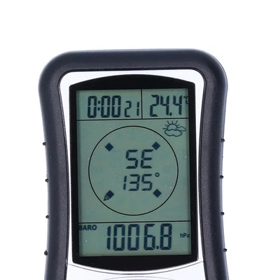 Digital Altimeter Barometer Thermometer Compass Handheld Outdoor Meter Device PS - Image 1 of 4