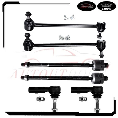 6Pcs Brand New Front Tie Rod Ends Sway Bar Ends Kit For 05-2007 Mercury Montego Foto 1 de 4