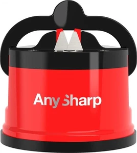 AnySharp GLOBAL Hands Free Knife Sharpener - Easy To Use Sharpening Tool With - - Picture 1 of 12