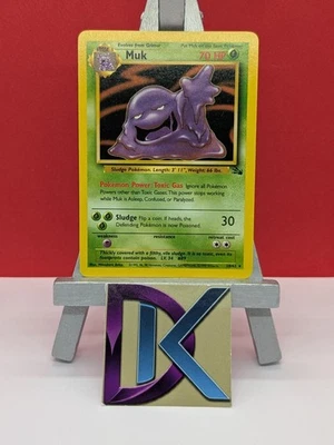Muk - 28/62 -  Fossil - Regular Rare -Pokemon card - Image 1 of 4