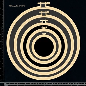 Aglomerado Dusty Attic 12x12 - Aros bordados, DA3840 - Imagen 1 de 1