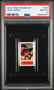 JACK AVERY 1949 Topps X-Ray Round Up #152 PSA 8 NM-MT C:397 - Picture 1 of 2