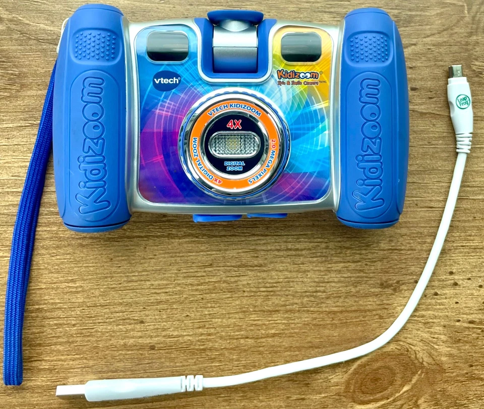 Vtech Kidizoom Spin & Smile Digital Camera 2MP 4X Digital Zoom-VG+- TESTED - Image 1 of 4