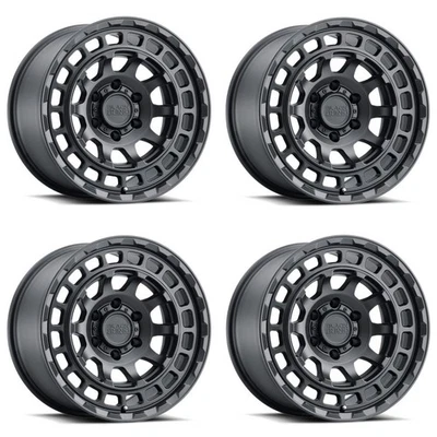 Juego 4 llantas negras Rhino Chamber 20x9,5 6x5,5 negras mate llantas elevadas 20" -18 mm Foto 1 de 4