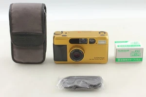 [Exc+5] Contax T2 Titan Gold Point & Shoot Film Camera From JAPAN - Picture 1 of 14