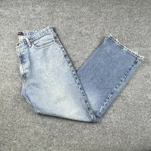 Vintage RALPH LAUREN POLO JEANS Men's 36x32 fits (36x31) Blue Faded Wash Cotton - Picture 1 of 16