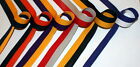 Sports Team Bi-Stripe Grosgrain Ribbon 7/8" for hairbows sewing U PICK COLOR