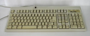 Key Plus PS/2 Mechanical Wired Model KB-122 Beige Keyboard PARTS REPAIR - Picture 1 of 10