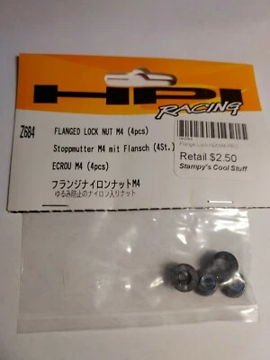 HPI Racing Z684 Flanged Locknut M4 (4) - Image 1 of 2