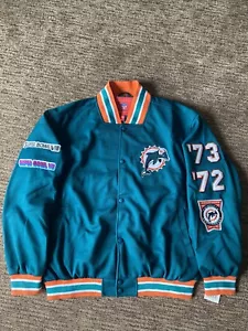 Miami Dolphins G-lll apparel Jacket Size XL 30th Anniversary Super Bowl NFL - Picture 1 of 16