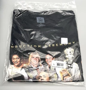 WWE Official 2024 Hall Of Fame Paul Heyman Mens T-Shirt Large Black New Sealed - Picture 1 of 10