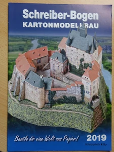 Katalog 2019 Schreiber Bogen Kartonmodellbau *NEU* Bastelbogen - Bild 1 von 1